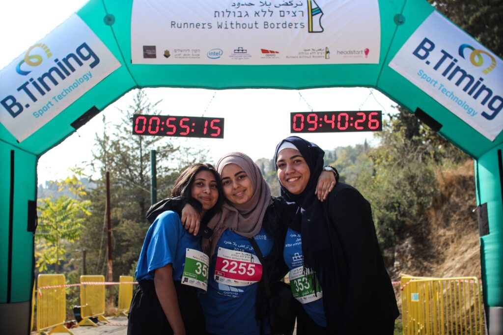 רצות ממזרח ירושלים במרוץ ירושלים 2019 של רצים ללא גבולות